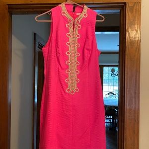 NWOT. Hot pink Lilly dress